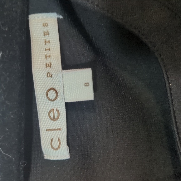 Women's black cocktail dress - Picture 2 of 4